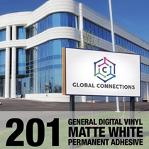 GF 201 Opaque Matte White Vinyl