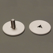 White Nylon Stud Cover for 1.25" Base Studs