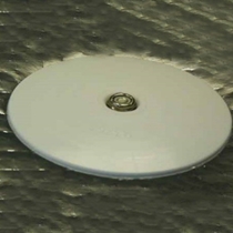White Round 3" Polypropylene Insulation Washer