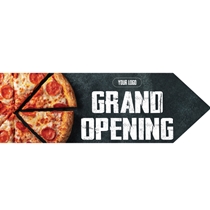 Arrow 18" x 6" Grand Opening Sign