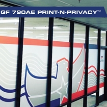 GF Print-N-Privacy™3.0 mil - Polymeric Etched Glass Vinyl (Light) - 7 yr