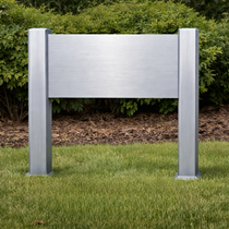 Charleston Sign Systems QuickShip Post & Panel Extrusion Series 325 Kit Mill Finish 42" Height