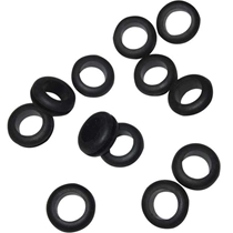 Rubber Grommet .47" Groove Dia, .060 Groove Width, .34 ID