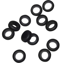 Rubber Grommet .0625" Groove, for .5" cut  hole size, .375" ID