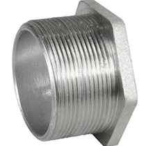 1/2" Die Cast Zinc Threaded Bushed Nipple