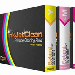 inkJetClean Printable Cleaning Fluid for Mutoh Printers - Eco-Sol Max Ink - Magenta