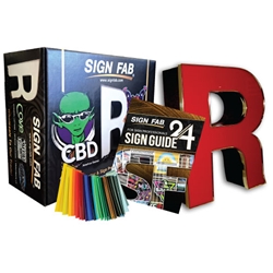 Sign Fab Channel Letter Sales Kit Red