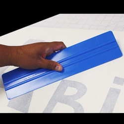 12" Blue Plastic Squeegee