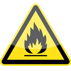 Triangular 18" X 17.75" Fire Sign