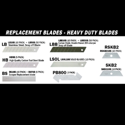 Heavy Duty Replacement Blades