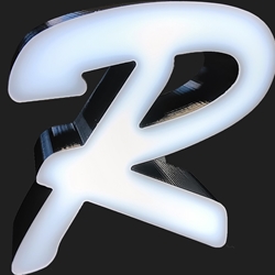 Wowee 3D Front Lit Letters Standard