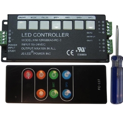 JS LED RGB CONTROLLER HM-12RGB6A3 with Remote Control