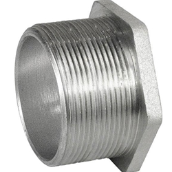 1/2" Die Cast Zinc Threaded Bushed Nipple