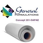 General Formulations - GF 201 General Digital 3.4 mil Matte White Opaque Vinyl 54" X 50 Yards