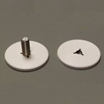 SC-1420 White Stud Cover for 1/4 x 20 Studs