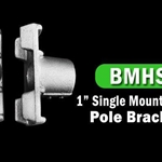 1" Single Mount Banner Pole Bracket