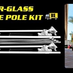 18" Fiber-Glass Pole Banner Double Kit