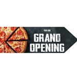 Arrow 18" X 6" Grand Opening Sign