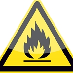 Triangular 18" X 17.75" Fire Sign