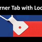 Corner Tab with Loop 100 pk