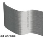 Brushed Chrome 1"