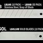 LB50B Stainless Steel Replacement Blades 50pk