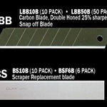 LBB10B Carbon Steel Replacement Blades 10pk