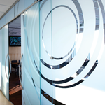 General Formulations Print-N-Privacy™3.0 mil - Polymeric Etched Glass Vinyl (Light) - 7 yr - 60" X 25 yd. Roll