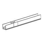 FlexiBRITE G2 Side Bend, 3' Alum Track - Each